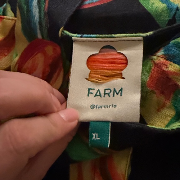 FARM Rio Preta Banana Linen Dress - Picture 3 of 3